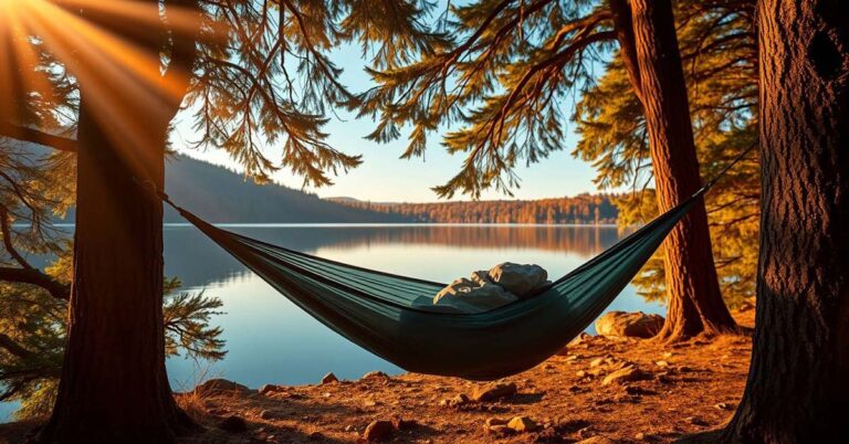 Hang a Hammock for Camping