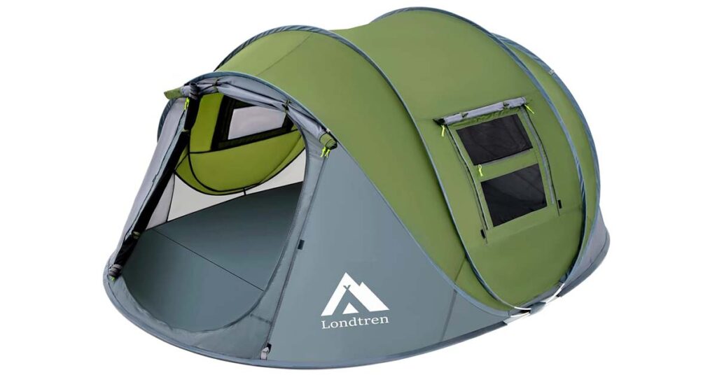 Londtren 4 Person Easy Pop Up Tent