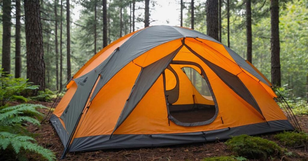 Ventilation vents on the NEMO Chogori 2-Person Tent, designed for airflow and condensation control.