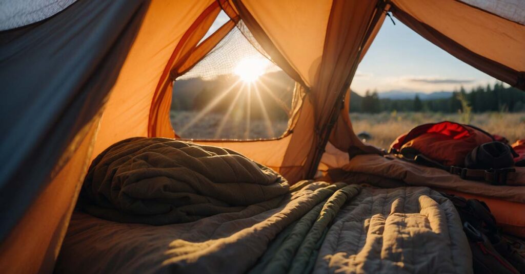 Using ground tarp to protects tent from moisture