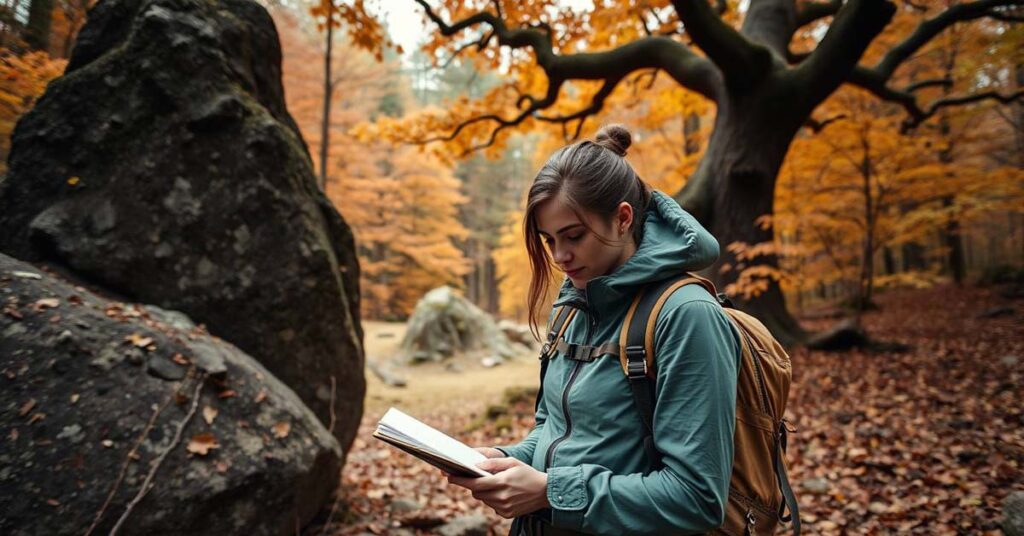 Creating a mental map for navigation in the forest