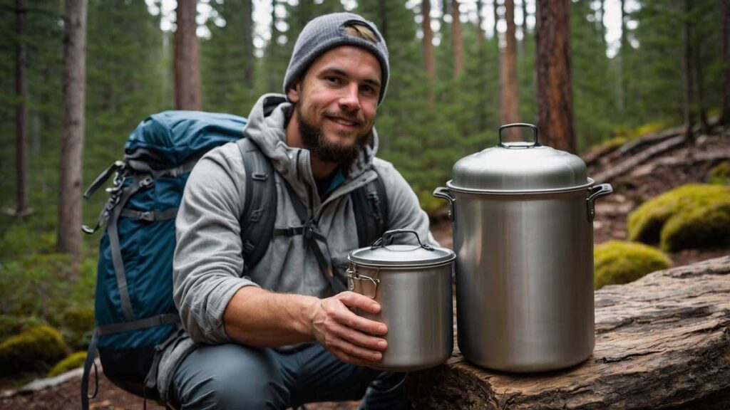Camping pot capacity
