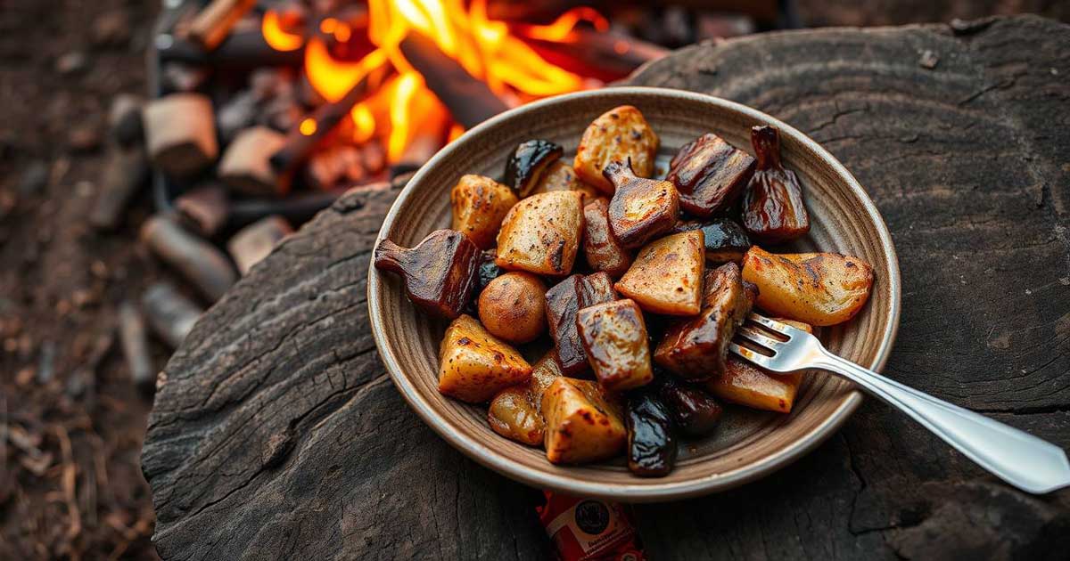 Cook Using Rocks and Hot Coals