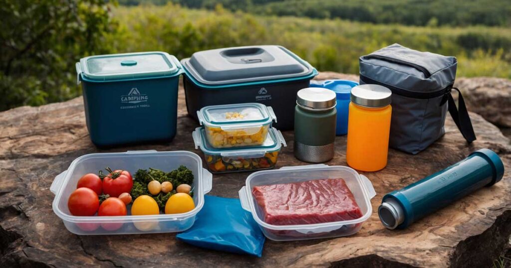 Essential camping tools for storing food without refrigeration