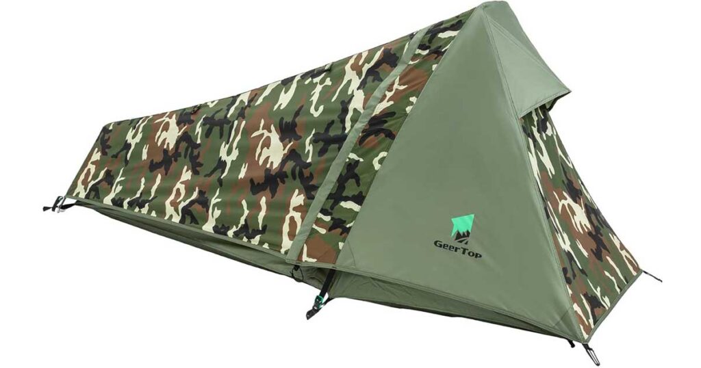 GEERTOP Ultralight Bivy Tent for 1 Person