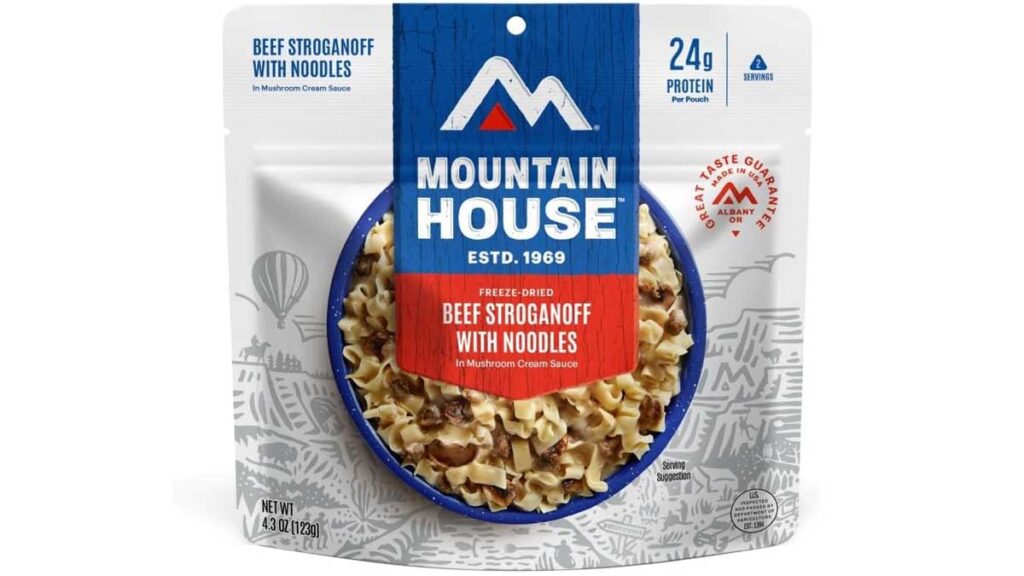 Mountain House Beef Stroganoff with Noodles