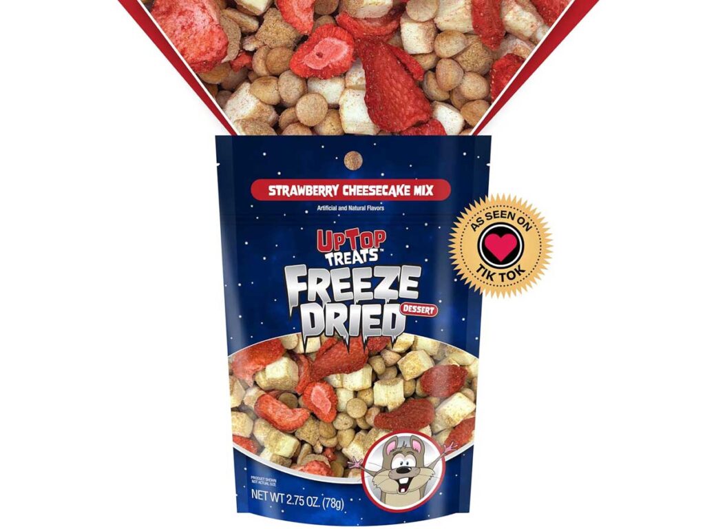 UpTop Treats Freeze Dried Strawberry Cheesecake Mix Bites