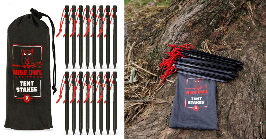 Wise Owl Outfitters Tent Stakes