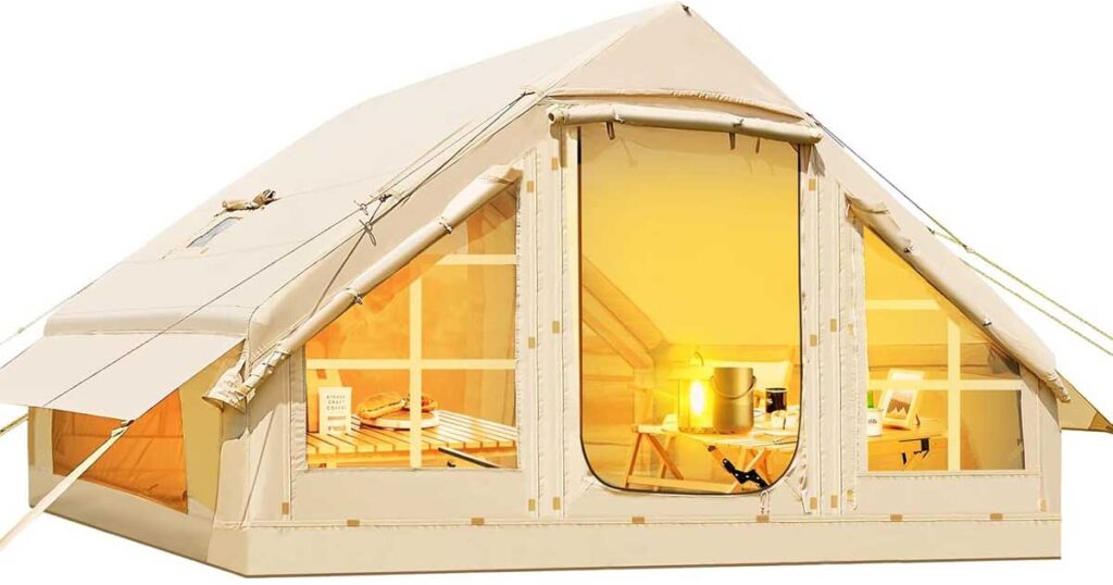 Ytaoeo Glamping Hot Tent with Stove Jack