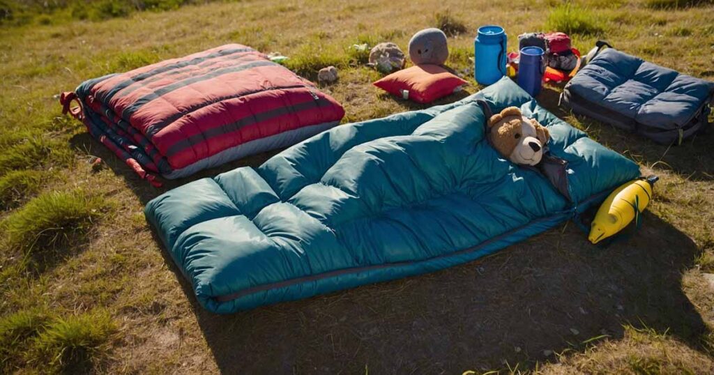 Spacious and affordable sleeping bags for family camping trips